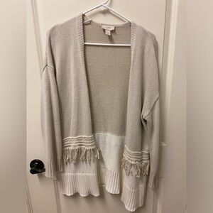 Loft sweater cardigan small